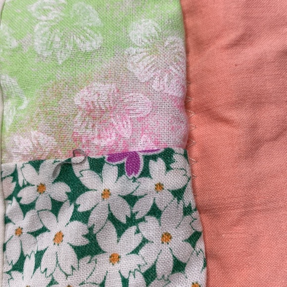 Handmade Doll Quit Vintage Fabric - Picture 4 of 11